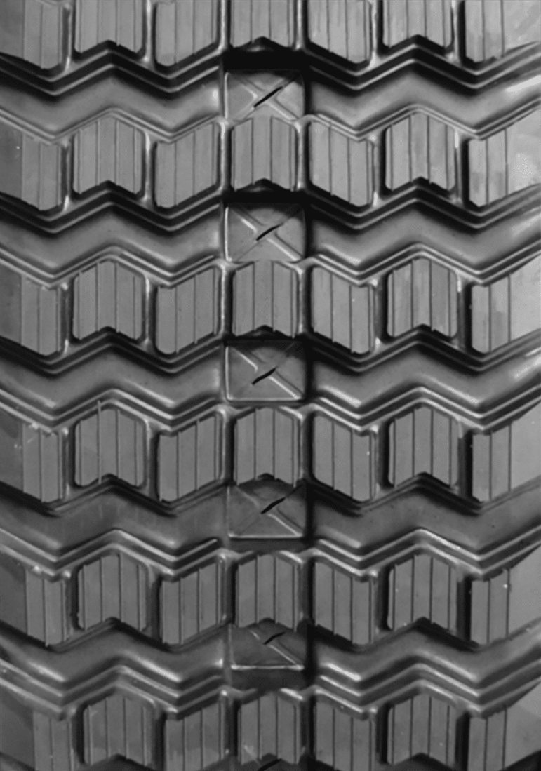 JCB 270T Rubber Tracks ZigZag Tread